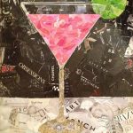 Preppy Cosmo, Torn Paper Collage