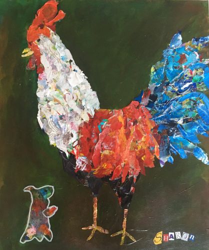 Rooster & Dog