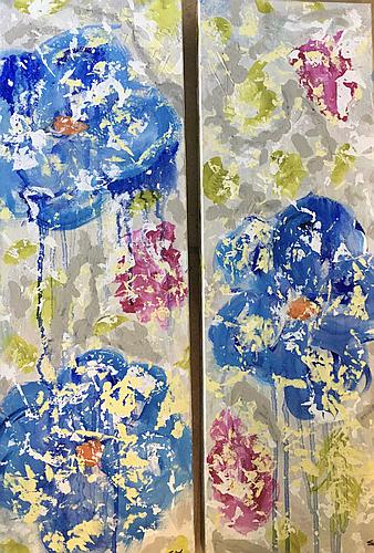 Floral Diptych