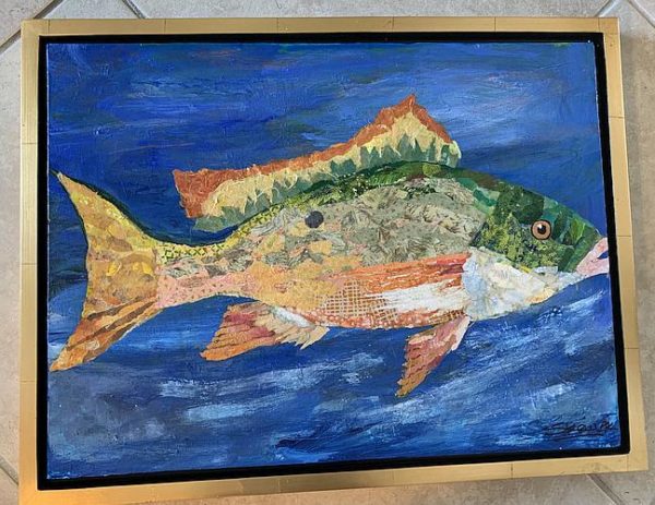 Treasure Coast Prize, collage by Sharon Krulak