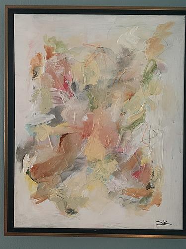 Crossing Paths, abstract art by Sharon Krulak